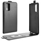 For Samsung Galaxy Note20 R64 Texture Single Vertical Flip Leather Protective Case with Card Slots & Photo Frame(Black) - 1