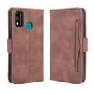 For Huawei Honor 9X Lite  Wallet Style Skin Feel Calf Pattern Leather Case ，with Separate Card Slot(Brown) - 1