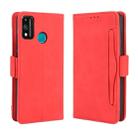 For Huawei Honor 9X Lite  Wallet Style Skin Feel Calf Pattern Leather Case ，with Separate Card Slot(Red) - 1