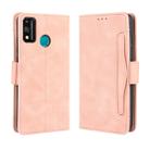 For Huawei Honor 9X Lite  Wallet Style Skin Feel Calf Pattern Leather Case ，with Separate Card Slot(Pink) - 1