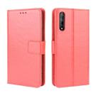 For Huawei P Smart S/Y8p/Enjoy 10S Retro Crazy Horse Texture Horizontal Flip Leather Case , with Holder & Card Slots & Photo Frame(Red) - 1