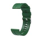 Suitable For Xiaomi Haylou Solar Watch Silicone Watch Band, Length: 21cm(green) - 1