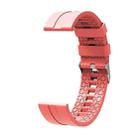 Suitable For Xiaomi Haylou Solar Watch Silicone Watch Band, Length: 21cm(pink) - 1