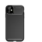 For iPhone 12 / 12 Pro Carbon Fiber Texture Shockproof TPU Case(Brown) - 2
