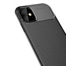 For iPhone 12 / 12 Pro Carbon Fiber Texture Shockproof TPU Case(Brown) - 4