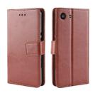Retro Crazy Horse Texture Horizontal Flip Leather Case for Sony Xperia ACE SO-02L, with Holder & Card Slots & Photo Frame(Brown) - 1