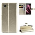 Retro Crazy Horse Texture Horizontal Flip Leather Case for Sony Xperia ACE SO-02L, with Holder & Card Slots & Photo Frame(Gold) - 9