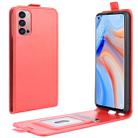 For OPPO Reno 4 Pro 5G R64 Texture Single Vertical Flip Leather Protective Case with Card Slots & Photo Frame(Red) - 1