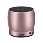 EWA A150 Portable Mini Bluetooth Speaker Wireless Hifi Stereo Strong Bass Music Boom Box Metal Subwoofer, Support Micro SD Card & 3.5mm AUX(Rose Gold) - 1