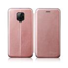 For Xiaomi Redmi Note 9 Pro / Note 9S / Note 9 Pro Max Integrated Electricity Pressing Retro Texture Magnetic TPU+PU Leather Case with Card Slot & Holder(Rose Gold) - 1