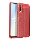 For Vivo Y70S Litchi Texture TPU Shockproof Case(Red) - 1