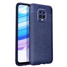 For Xiaomi Redmi 10X Pro 5G Litchi Texture TPU Shockproof Case(Navy Blue) - 1