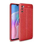 For Huawei Enjoy Z 5G Litchi Texture TPU Shockproof Case(Red) - 1