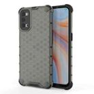 For OPPO Reno 4 Pro Shockproof Honeycomb PC + TPU Case(Grey) - 1