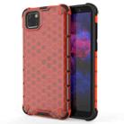For Huawei Y5P Shockproof Honeycomb PC + TPU Case(Red) - 1