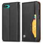 Knead Skin Texture Horizontal Flip Leather Case for Huawei Honor 10, with Photo Frame & Holder & Card Slots & Wallet(Black) - 1