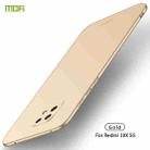 For Xiaomi Redmi 10X 5G MOFI Frosted PC Ultra-thin Hard Case(Gold) - 1