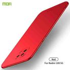 For Xiaomi Redmi 10X 5G MOFI Frosted PC Ultra-thin Hard Case(Red) - 1