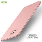 For Xiaomi Redmi 10X 5G MOFI Frosted PC Ultra-thin Hard Case(Rose Gold) - 1