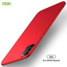 For OPPO Reno4 MOFI Frosted PC Ultra-thin Hard Case(Red) - 1