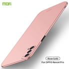 For OPPO Reno4 Pro MOFI Frosted PC Ultra-thin Hard Case(Rose Gold) - 1