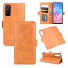 For Huawei Enjoy Z 5G Dual-side Magnetic Buckle Horizontal Flip Leather Case with Holder & Card Slots & Wallet(Yellow) - 1