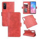 For Huawei Enjoy Z 5G Dual-side Magnetic Buckle Horizontal Flip Leather Case with Holder & Card Slots & Wallet(Red) - 1