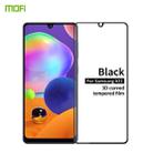 For Samsung Galaxy A31 MOFI 9H 3D Explosion-proof Curved Screen Tempered Glass Film(Black) - 1