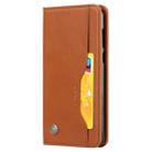 Knead Skin Texture Horizontal Flip Leather Case for Huawei Y9(2018) / Enjoy 8 Plus, with Photo Frame & Holder & Card Slots & Wallet(Brown) - 1