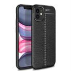 For iPhone 12 mini  Litchi Texture TPU Shockproof Case(Black) - 1