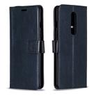 For OnePlus 8 Crazy Horse Texture Horizontal Flip Leather Case with Holder & Card Slots & Wallet & Photo Frame(Black) - 1