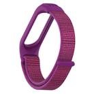 For Xiaomi Mi Band 5/4/3 Texture Case Hook and Loop Fastener Watch Band(Dragon Fruit) - 1