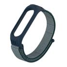 For Xiaomi Mi Band 5/4/3 Texture Case Hook and Loop Fastener Watch Band(Fengyun Ash) - 1