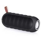 NewRixing NR-3025L Portable Stereo Wireless Bluetooth Speaker with LED Flashlight & TF Card Slot & FM, Built-in Microphone(Black) - 1