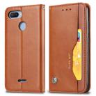 Knead Skin Texture Horizontal Flip Leather Case for Xiaomi Redmi 6 / 6A, with Photo Frame & Holder & Card Slots & Wallet(Brown) - 1