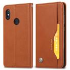 Knead Skin Texture Horizontal Flip Leather Case for Xiaomi Mi 8SE, with Photo Frame & Holder & Card Slots & Wallet(Brown) - 1