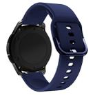 22mm For Huawei Watch GT2e/GT/GT2 46MM Color Buckle Silicone Watch Band (Midnight Blue) - 1