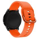22mm For Huawei Watch GT2e/GT/GT2 46MM Color Buckle Silicone Watch Band (Orange) - 1