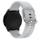 22mm For Huawei Watch GT2e/GT/GT2 46MM Color Buckle Silicone Watch Band (Gary) - 1