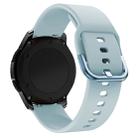22mm For Huawei Watch GT2e/GT/GT2 46MM Color Buckle Silicone Watch Band (Light Blue) - 1
