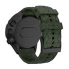 For Suunto Spartan Sport & Suunto 9 / 9 Baro / D5 Universal Football Texture Silicone Watch Band(Green) - 1