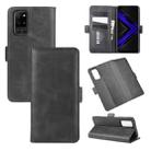 For Huawei Honor Play4 Pro/Honor V30  Dual-side Magnetic Buckle Horizontal Flip Leather Case with Holder & Card Slots & Wallet(Black) - 1