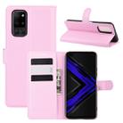 For Huawei Honor Play4 Pro/Honor V30 Litchi Texture Horizontal Flip Leather Case with Holder & Card Slots & Wallet(Pink) - 1