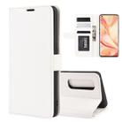 For OPPO Find X2 Pro  R64 Texture Single Horizontal Flip Protective Case with Holder & Card Slots & Wallet& Photo Frame(White) - 1