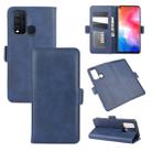 For Vivo Y50/Y30 Dual-side Magnetic Buckle Horizontal Flip Leather Case with Holder & Card Slots & Wallet(Dark Blue) - 1