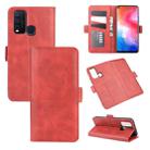 For Vivo Y50/Y30 Dual-side Magnetic Buckle Horizontal Flip Leather Case with Holder & Card Slots & Wallet(Red) - 1