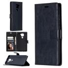 For Xiaomi Redmi Note 9 Crazy Horse Texture Horizontal Flip Leather Case with Holder & Card Slots & Wallet & Photo Frame(Black) - 1