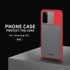 For Samsung Galaxy S20 MOFI Xing Dun Series Translucent Frosted PC + TPU Privacy Anti-glare Shockproof All-inclusive Protective Case(Red) - 1
