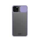 For iPhone 11 Pro MOFI Xing Dun Series Translucent Frosted PC + TPU Privacy Anti-glare Shockproof All-inclusive Protective Case(Purple) - 1