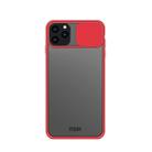 For iPhone 11 Pro Max MOFI Xing Dun Series Translucent Frosted PC + TPU Privacy Anti-glare Shockproof All-inclusive Protective Case(Red) - 1